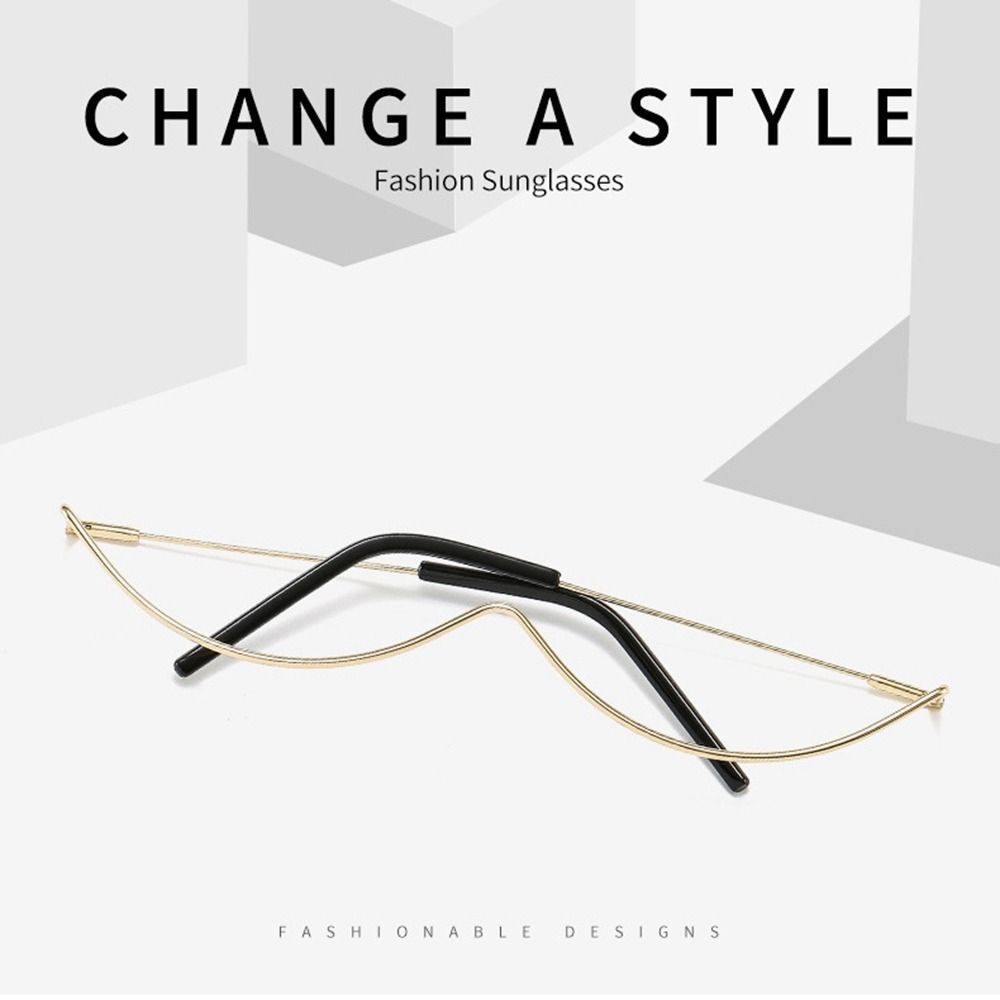 Rhinestone Fake Glasses Rhinestone Eyeglasses Frames Half Frame Glasses  Sunglasses Frames