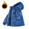 Boys Autumn  Winter Fashion Waterproof Jackets Outdoor Thick Jacket Warm Clothes  Boy's Windbreaker Hooded Coat