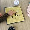 Go 37cm Portable Magnetic Official Go Board 19 Lines Japanese Instruction Manual Go Stone Case Included Beginner's