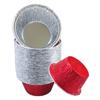 50Pcs Disposable Baking Cup Tray Food Grade Cupcake Mold Aluminum Tin Foil Baking Pans  Pudding