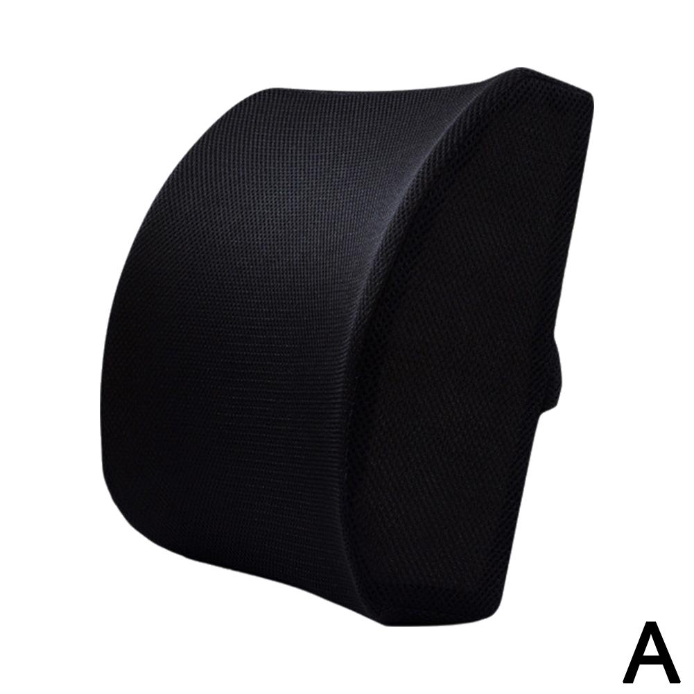 Поясничная поддержка для автомобиля Офисная подушка Поясничная подушка Медленно восстанавливающееся кресло EAFC 1 шт. Мягкая пена с памятью Сиденье автомобиля Зимние подушки Поясничная