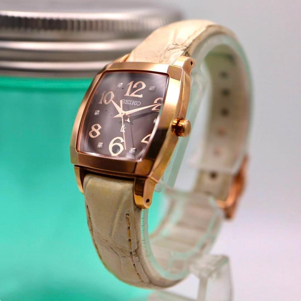 [USED] SEIKO Lucia Date 6P Diamond Women's Watch 1149