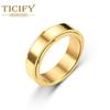 Вращающееся динамическое кольцо из титановой стали, женское минималистское кольцо, кольцо