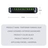 BSQGD1 Car Temporary Parking Card Phone Number Card Plate Number Telephone Accessories For Chevrolet Cruze Captiva Sail Corsa Aveo