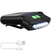 LED Clip On Cap Lights USB Rechargeable Cap Flashlight Clip Waterproof Ultra Bright Hands-Free Hat Light Flashlight Headlamp