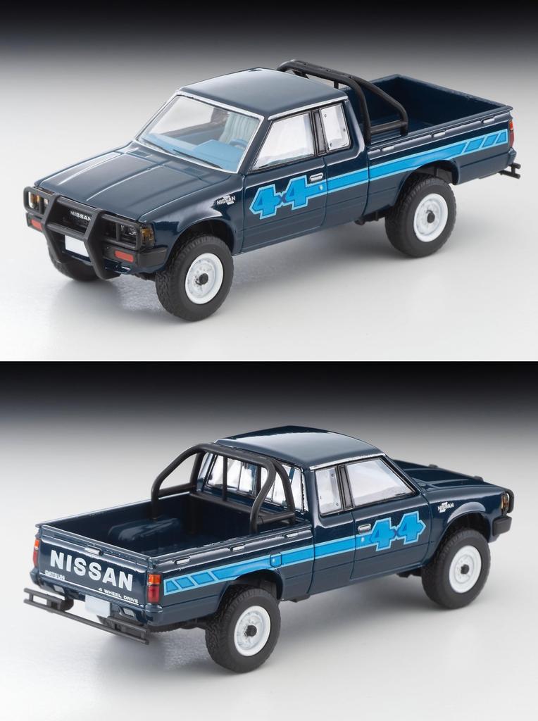 TOMYTEC Tomica Limited Vintage Neo Nissan Truck 4X4 King Cab североамериканская спецификация синий готовый продукт 332855 1/64 LV-N321b