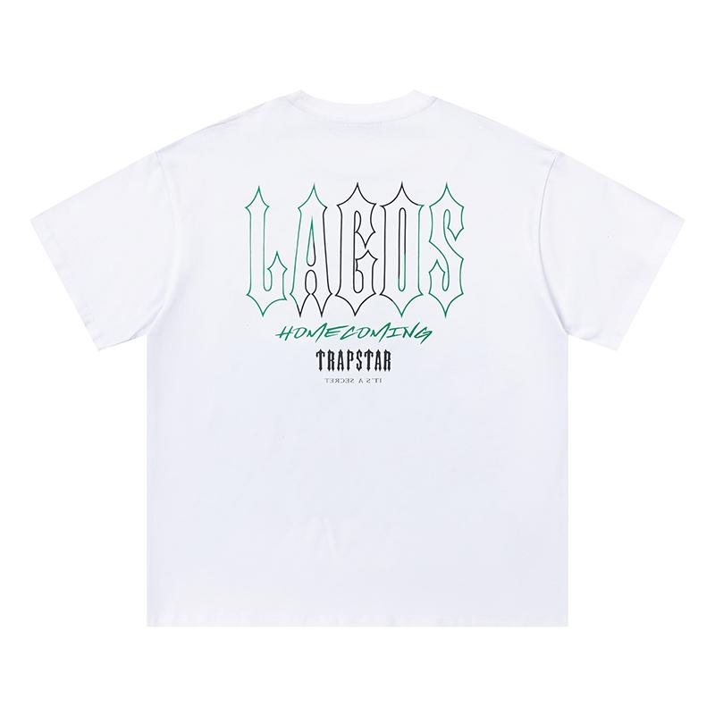 651 Trapstar London 2026 Лето Новая Высококачественная Хлопковая Круглый Вырез Свободная Большого Размера Женская Футболка