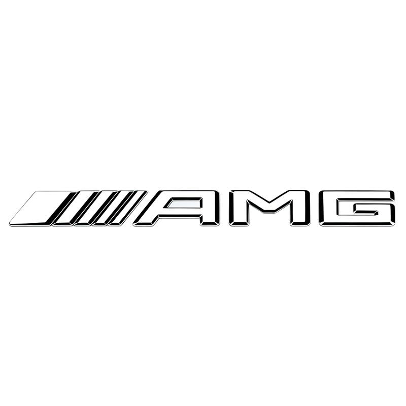 NSY2 Metal Car 3D Rear Letter Emblem Trunk Sticker Car stickers for Mercedes Benz AMG A C E S Class W203 W220 W206 W205 W211 C260