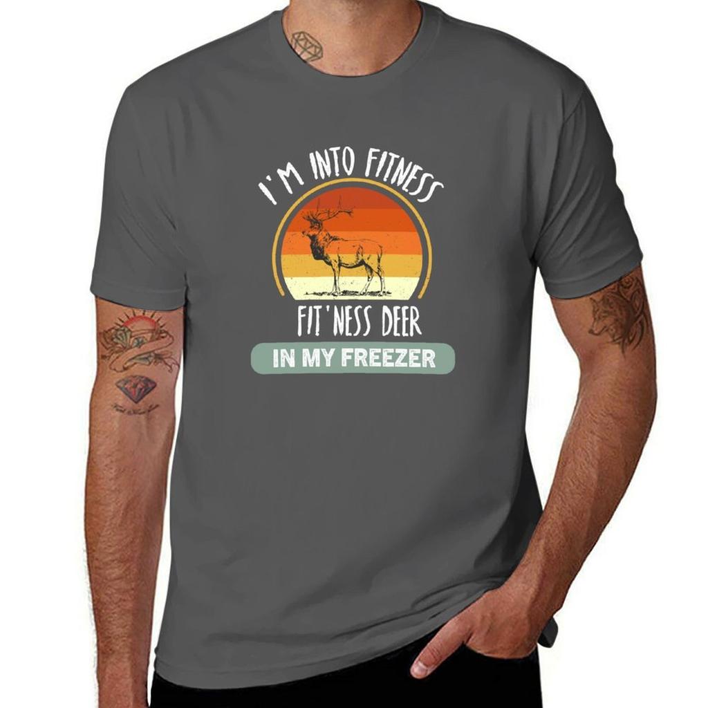 Im Into Fitness Fitness Deer In My Freezer Tshirt Fitness Quick Dry Short Sleeve Top