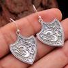 Silver Earring, Handmade Jewelry, Om Silver Earring, Dangle Jewelry, Statement Jewelry