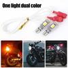 Motorcycle High Brightness T10 Indicator Light Bi-colour Turn Signal Light T15 2835 16led W5W Tail Lights Bulb Running Lamp