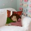 Милый Чехол Yyui Hirasawa Kawaii Из Плюшевой Ткани Мягкая Наволочка Двусторонний Печатный Чехол для Подушки Домашние Подарки