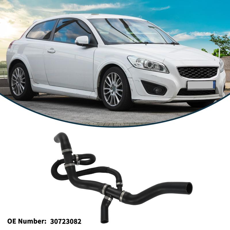 X Autohaux Радиаторный шланг Шланг отопителя для Volvo C30 (533) 2006-2013 №30723082 Резиновый патрубок системы охлаждения Черный 1 шт.