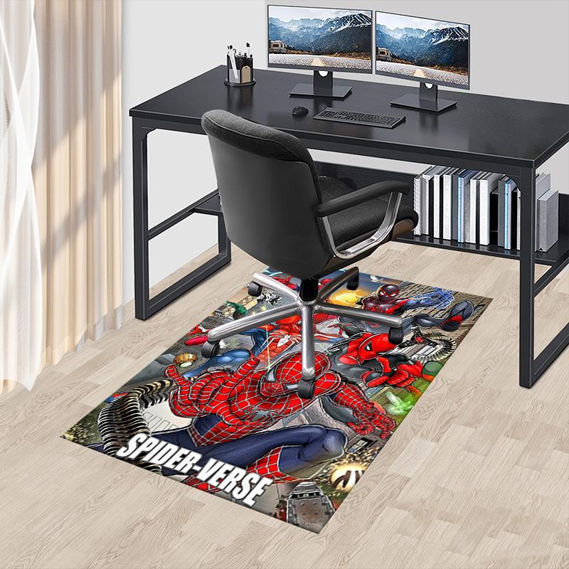 Spiderman Spiderverse Carpet For Playroom Bedroom Living Room Sofa Home Decorkids Game Area Rug Nonslip Floor Mat