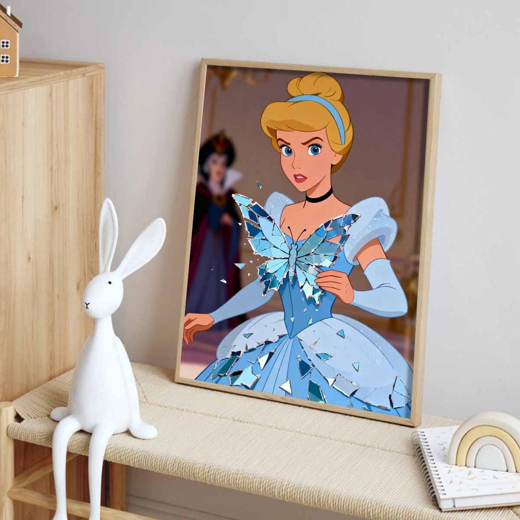Disney Набор для алмазной мозаики ручной работы DIY 5D домашний декор подарок уникальная идея Золушка бабочка для стен