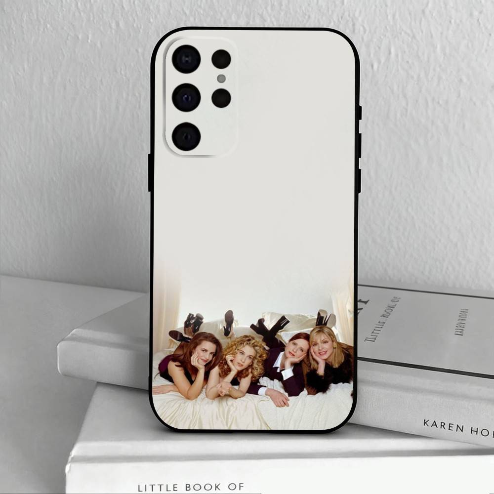 S-Sex and the City  Phone Case For Samsung S25,S24,S21,S22,S23,S30,Ultra,S20,Plus,Others Soft Black Cover