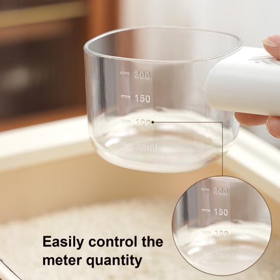 Мерная ложка для кофе Yousheng со съемной ручкой, прозрачная шкала, контейнер для хранения зерен, чая, сахара, инструментов бариста, без посыпки, совок для риса