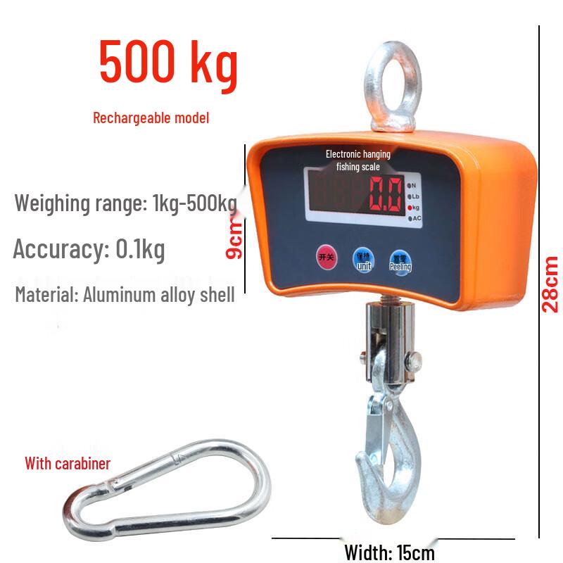 Rechargeable Digital Hanging Scale