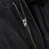 MOIF [Aw25] Wide Belted Denim Pants / Washed Black