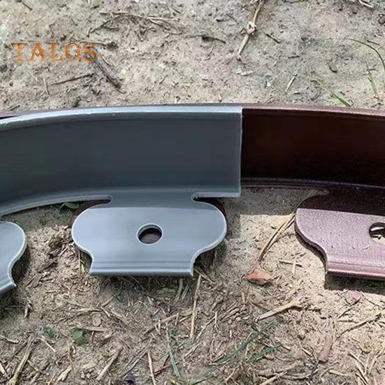 Landscape Edging Border No Dig All-weather Garden Isolation Edging Border with Spikes Easy-to-Install Cuttable Isolation Edging for Flower Beds Yard