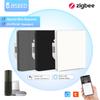 BSEED 1/2/3-клавишные настенные переключатели Zigbee, 1/2/3-позиционные, с кнопкой сброса, световые переключатели, управление Tuya Smart Life, Google, Alexa
