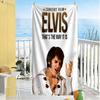 Golden Elvis Anniversary Beach Towel Super Soft Microfiber Quickdry Fabric Comfortable Lightweight