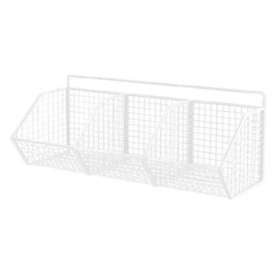 Настенная корзина для хранения, прочная несущая конструкция, полая, простая в установке, кухонный органайзер для овощей и лука, держатель для хранения