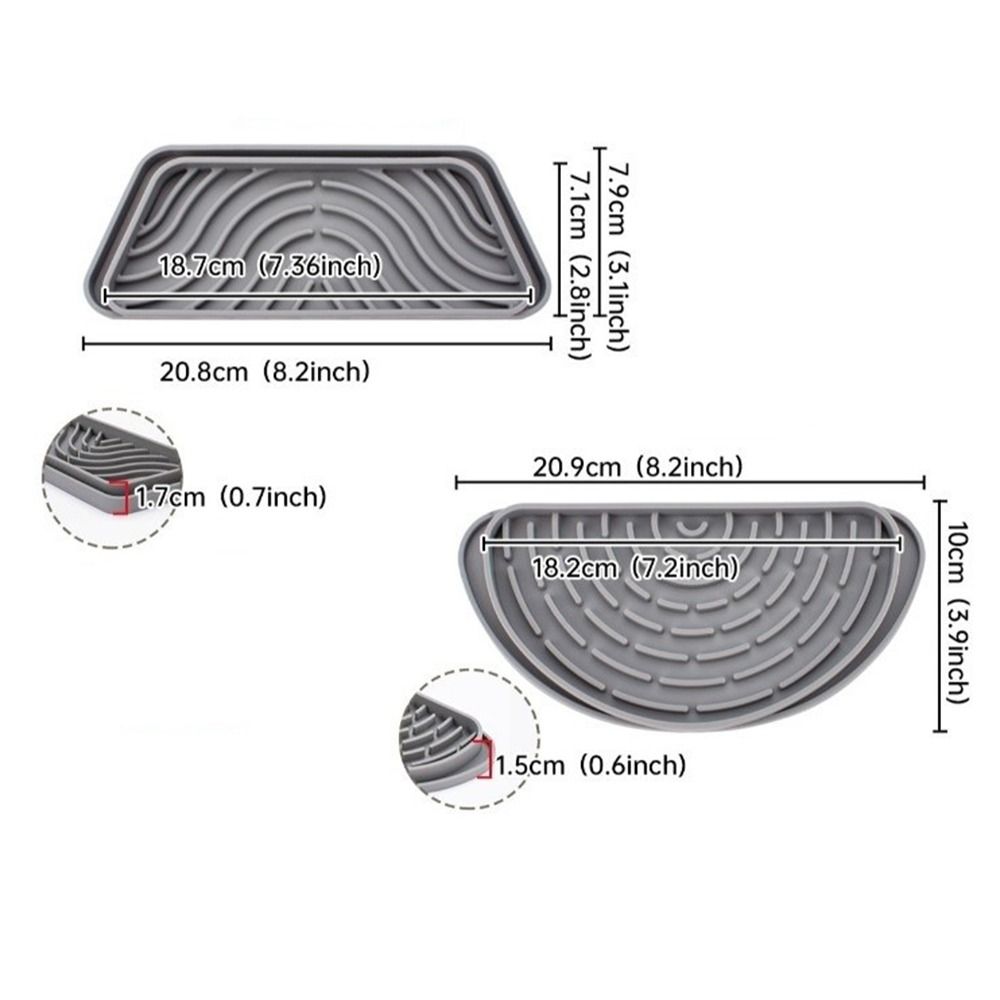 Silicone Water Dispenser Drip Tray Raised Grooves Drip Catcher Tray Water Dispenser Use