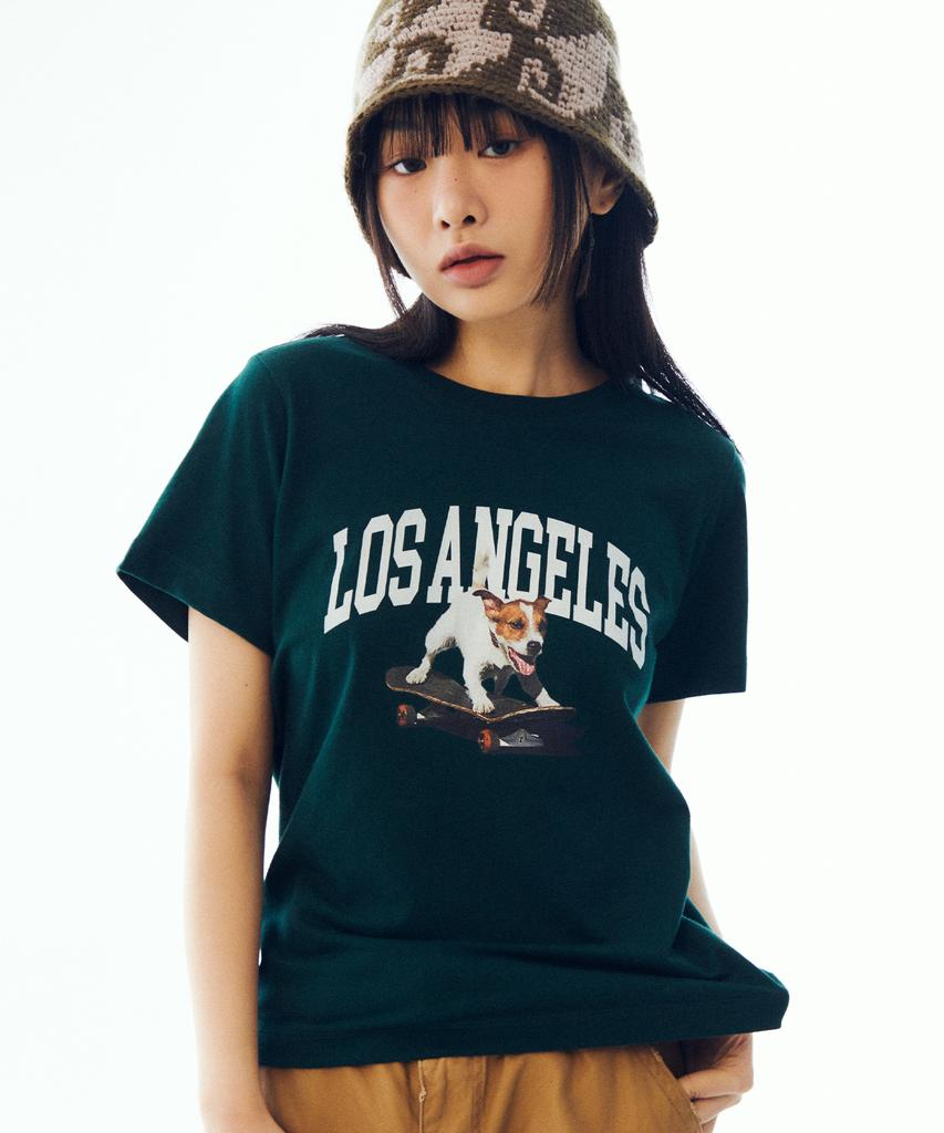 VISION STREETWEAR Vsw Щенячьи футболки Глубокий зеленый