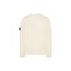 STONE ISLAND FW22 Solid Logo Patch Crew Neck Wool Sweater Men Sweater Natural-White 7715553C2-V0080