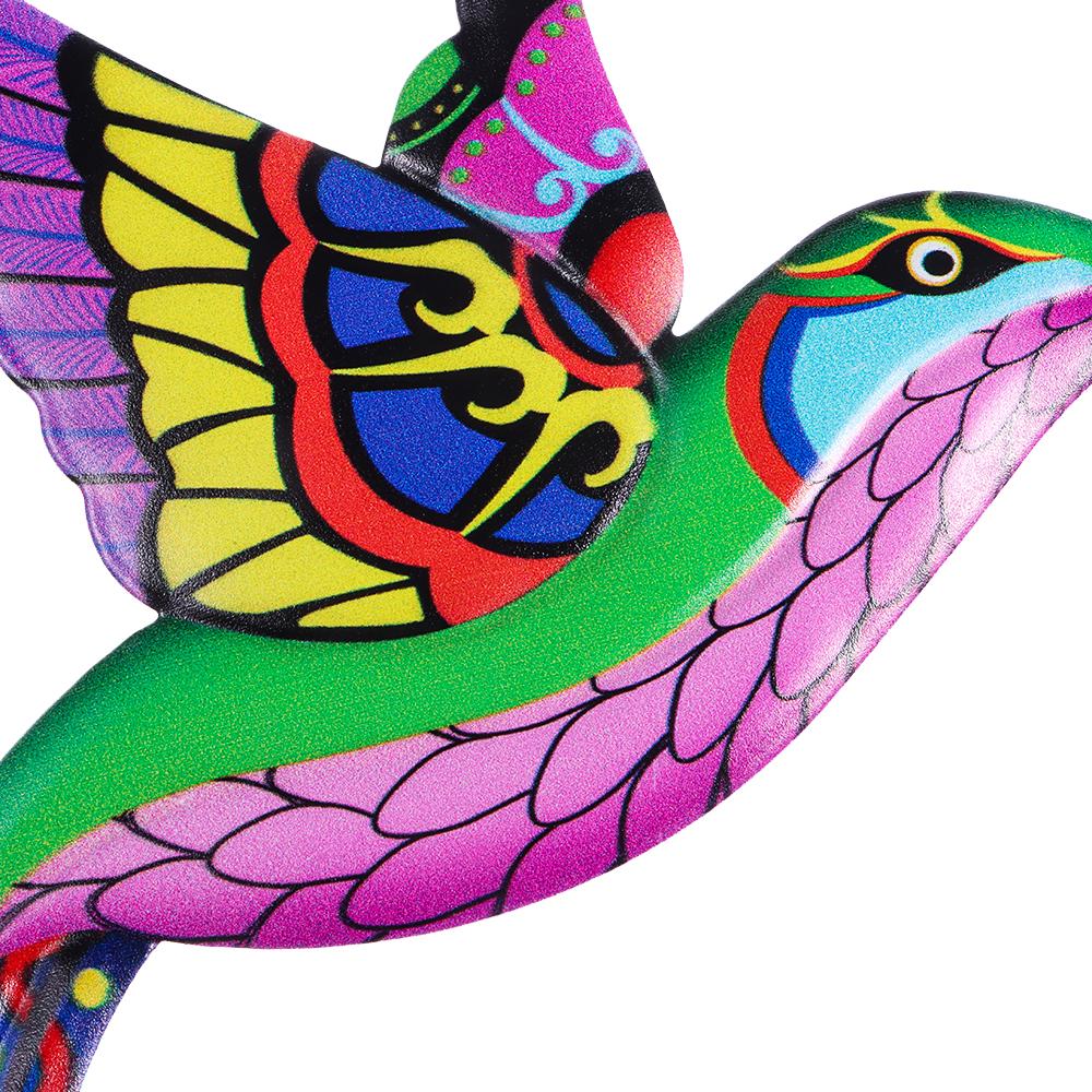 Inspirational Sculpture Metal Hummingbird Garden Backyard Wall Decoration Art Craft Sculptures