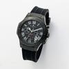 Salvatore Marra Men's Chronograph Rubber Strap Black SM23106-BKBK Wrist Watch
