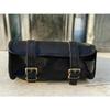 Leather Small Tool Pouch Black New All Motorcycle Luggage Front Fork Saddle Bag