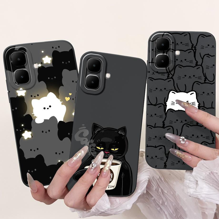 Чехол для Infinix Smart 10 X6725 Мультяшная Роскошная Девчачья Раскраска Funda Для Infinix Smart 10 Plus X6725B Задняя Крышка Мягкий Силикон