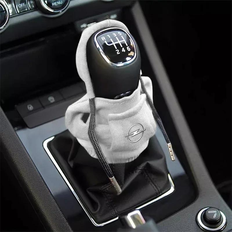 Толстовка с капюшоном для автомобиля, чехол на ручку рычага переключения передач, набалдашник для Opel Insignia Astra Antara Meriva Zafira H G Corsa