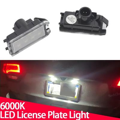 12V Светодиодная лампа подсветки номерного знака автомобиля без ошибок для Jeep Grand Cherokee Compass Patriot Dodge Viper 2014-2017 Fiat 500