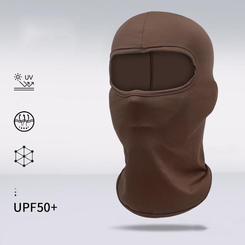 Sports Outdoor Ice Silk Cycling Headgear Warm Face Protection Hat Helmet Liner Quick Drying Face Mask Motorcycle Bicycle Scarf