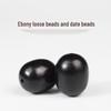 East African Black Sandalwood and Jujube Beads for DIY Buddhist Hand Strings.