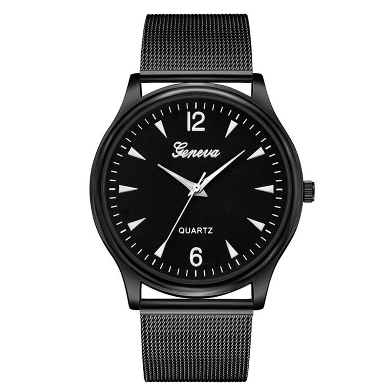 Luxury Mens Watch New Simple Fashion Rose Gold Mesh Belt Quartz Watches Sport Male Electronic Clock High Quality Horloges Mannen