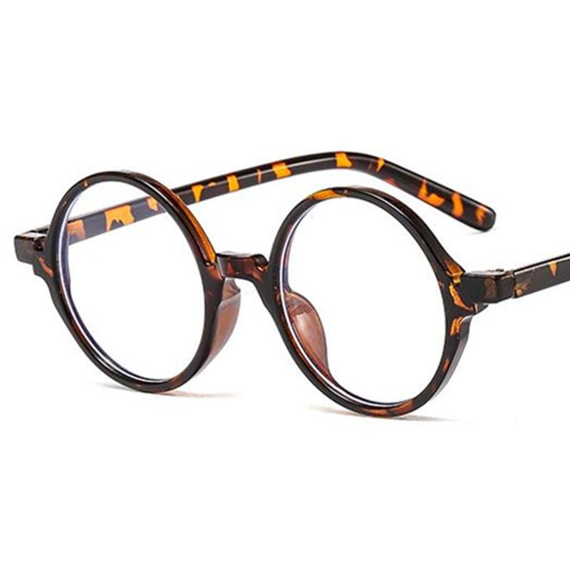Fashion Anti-Blue Glasses Women & Men Optical Eyewear Retro Art Spectacles Round Frame Eyeglasses