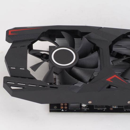 Компьютерная видеокарта с двумя вентиляторами, интерфейс PCI-E 128-бит, 4 ГБ GDDR5, универсальный маломощный GPU, игровая видеокарта