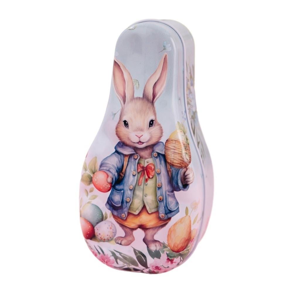 Винтажная жестяная коробка для пасхального яйца Мультяшная жестяная коробка для конфет Жестяная коробка для печенья Праздничные мероприятия