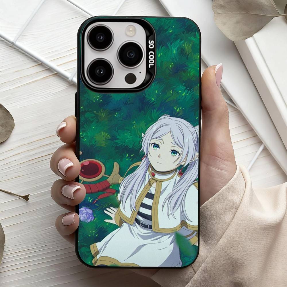 Чехол для телефона Манга Фрирен, превыше конца путешествия, для iPhone 17, 16, 15, 14, 13, 12, 11 Plus, Pro Max, Конфетный, Посеребренный Внутренний Чехол