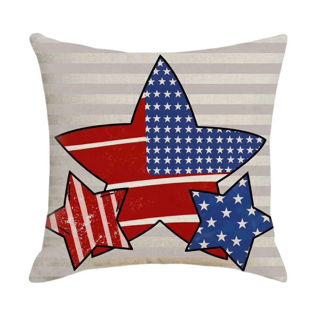 Independence Day Cover Linen Waist Case For Car Bedroom Living Room And Window