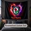 Custom Name Text Tapestry,Blackburn Rovers FC Decorative Wall Hanging, Background Tapestry For Home Bedroom