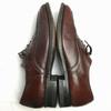 60s-70s Vintage Leather U-Tip Business Shoes Size 9D 26.5-27.0 Brown USA Made(USED)