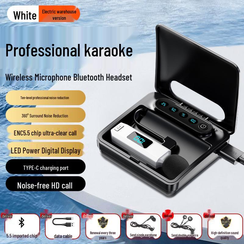 Беспроводная спортивная Bluetooth-гарнитура M1: Водонепроницаемый, Потостойкий, Микрофон-клипса для Android и Apple