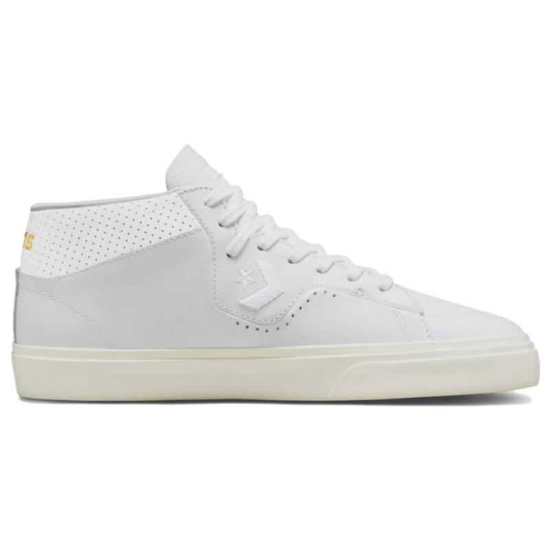 Converse Cons Louie Lopez Pro Монокожа Нескользящие и износостойкие низкие кеды Унисекс Белый Серый
