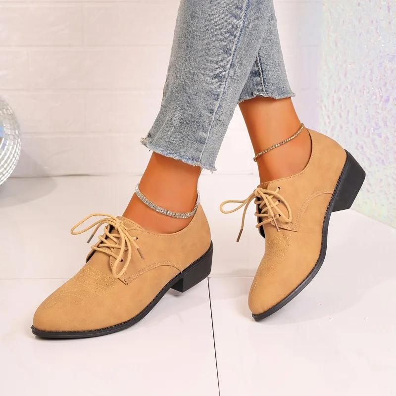 Fashion 2025 Spring and Autumn New Women's Casual Shoes Outdoor Fashion Lace Up Vulcanized Women's Shoes Increase Comfort Sneakers