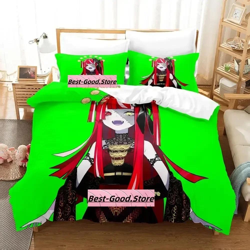 Новый комплект постельного белья Kureiji Olie Single Twin Ful Quen King-Size Размеры Размеры Комплект постельного белья Для взрослых Детская спальня Комплекты пододеяльников Аниме комплект